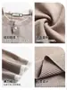 Suéter Pulóver de Estilo Old Money con Cuello Henley para Hombre, Color Otoñal Bloque de Color, Manga Larga, Casual, para el Trabajo, Tejido, Camisa Polo