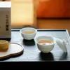 Juego de Té de Cerámica Exquisita con Perlas Huecas Pintadas a Mano de las Dinastías Tang y Song para Uso Doméstico, Incluyendo Gaiwan, Taza de Maestro, Taza de Té, Taza de Té Pequeña y Taza de Degustación