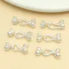 Banhado a Ouro 18K Cor Forte Retenção Fivela Pimenta Fivela de Cobre Acessórios Joias Fivela de Conexão Pulseira Colar Artesanal DIY Fivela de Acabamento