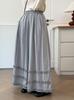 Pantalones de Pierna Ancha con Volantes de Nuevo Estilo Otoñal para Mujer con Cintura Elástica, Pantalones Rectos de Pierna Ancha Versátiles Casuales Holgados al Por Mayor