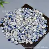 Grava de Cristal Azul Natural para Cabello, Desmagnetización de Cristal para Manza, Piedra de Aromaterapia para Gemas, Decoración de Piedra para Acuario, Maceta, Jardinería