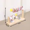 Estante de Madera para Guardar Diademas y Ligas para el Cabello, Organizador de Pulseras, Soporte de Exhibición para Pulseras, Colgador para Relojes y Joyería, Estante para Cuentas de Oración