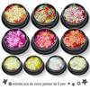 Alta flash diamante pó brilhante PET ultra-fino lantejoulas 6m oco cinco-aguçado estrela da arte do prego gradiente laser pó glitter material em pó