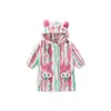 Bata de Baño Infantil Terciopelo Coral Bata de Noche Forro Polar Otoño e Invierno Niñas Niña Pequeña Pijama de Franela 2025 Nuevo Toalla de Baño