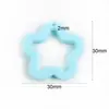 Pendientes Colgantes Llavero Colgante de Flor de Ciruelo Hueca de Estrella Acrílica Japonesa y Coreana Estrella de Cinco Puntas Accesorios para Joyería DIY 1 Paquete