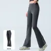 Pantalones de Yoga Acampanados Sensación de Segunda Piel para Mujer Cintura Alta Control de Abdomen Levanta Glúteos Ajustados Adelgazantes Micro-Acampanados Ropa Deportiva para Fitness Pantalones de Yoga