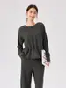 Tops de Mujer Invierno Nuevo Amigable con la Piel Cálido Ajustado Punto Grueso Terciopelo Copo de Nieve Delantero y Trasero Dos Usos Cordón Tops de Manga Larga