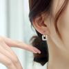 925 agulha de prata tenda mercado noturno brincos de abastecimento das mulheres da moda da Coreia do Sul brincos net vermelho explosões ao vivo brincos