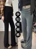 Pantalones de maternidad para primavera y otoño 2026, estilo nuevo, pantalones largos ligeramente acampanados, cómodos para mujeres embarazadas, talla grande, adecuados para mujeres petite, ropa de otoño
