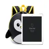 Mochila Infantil Cartoon Pinguim Resistente Tendência Transfronteiriça Super Fofa para Meninos e Meninas do Jardim de Infância