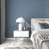 Adesivos de papel de parede autoadesivos para quarto, quentes, à prova de umidade, laváveis, cor sólida, adequados para renovação de parede de fundo de dormitório