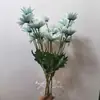 Flores artificiais de alta qualidade em tons de azul para arranjos florais, decoração e decoração de casamento, disponíveis para atacado