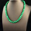 Collar Verde Seco Roca de Cuarzo Cadena de Cuentas de Jade Cadena Madre Fondo Blanco Dragón de Hierro Verde Crudo Collar Verde Seco Envío Directo