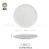 Plato creativo chino de melamina blanca vajilla de banquete de cocina privada plato de hotel restaurante plato de sopa plato de aperitivo plato personalizado
