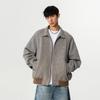 Primavera 2025 Nueva Chaqueta Casual Harrington de Pata de Gallo Estilo Old Money para Hombre Versión Corta y Ancha Chaqueta de Moda para Hombre