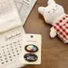 Niannian Nian Nian Otoño e Invierno Nuevo Pasador de Pelo con Lazo Floral Bordado Pinza de Tela de Dibujos Animados Pasador de Pelo para Niños