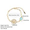 Moda Europeia e Americana Transfronteiriça Exquisito Pulseira de Olho de Diabo Multi-elementos Design de Nicho Outono Pulseira Feminina de Alta Qualidade