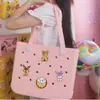 Bolso de Mano Portátil Bolsa de Viaje Lavable Adecuado para Deportes Playa Piscina Bolso de Playa Eva de Moda Bolsa con Agujeros
