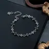 Pulsera de Zirconia en Forma de Cruz Transfronteriza para Hombres, Joyería de Lujo Ligero de Moda para Mujeres, Joyería de Diseño Versátil de Gama Alta