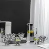 Un Regalo Starlight High Boron Juego de Agua Siete Piezas Taza y Tetera Creativas de Moda Conjunto de Regalo para Eventos de Negocios Compra Grupal