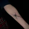 Pegatinas de tatuaje de araña roja, pegatinas de tatuaje mini impermeables, simulación personalizada, maquillaje de Halloween