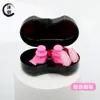 Tapones para los oídos para nadar al por mayor tapones para los oídos de silicona en espiral tapones para los oídos impermeables para nadar traje con clip para la nariz tapones para los oídos nuevos mejorados fábrica