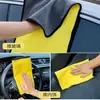 Toalha Espessa para Limpeza de Carros, Absorvente, Sem Marcas, Tamanho Grande, Sem Fiapos, Interior do Carro, Espelho Refletivo, Pano de Limpeza para Vidros