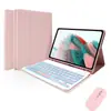 Adecuado para iPad 110ª Generación Teclado Bluetooth Luminoso Desmontable Funda Protectora A16 Ranura para Lápiz Magnético Funda para Tablet Ratón Pelo