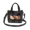 Bolsa de Ombro de Gatinho Nizi de Pelúcia Transfronteiriça para Mulheres, Casual e Versátil para o Dia a Dia, Mão Leve de Luxo, Transversal, Bolsa para Pais e Filhos, Tendência