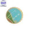 Pintura emblema cor esmalte Cristal emblema 3D tridimensional plástico emblema Sihui gotejamento óleo desenho animado broche fabricação