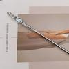 Novo estilo chinês simples Moonstone hairpin back cabeça updo hairpin retro estilo antigo hanfu hairpin cocar acessórios de cabelo para mulheres