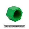 Tapón de prueba de presión PPR tapón de rosca exterior engrosado con anillo de cuero tapón para tapa de tubo 20 4 puntos 6 puntos 1 pulgada accesorios para tubería de agua