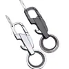 Ferramenta de Desmontagem Chaveiro de Liga de Zinco com Abridor de Garrafa, Chaveiro Multifuncional para Homens, Porta-Chaves Anti-Perda