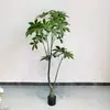 Venta al por mayor de fábrica árbol de la fortuna de simulación árbol falso planta de simulación planta verde de sentido avanzado decoración de hogar hotel flores artificiales