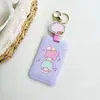 Sanrio parchia cachorro pudim Yugui cachorro estudante cartão de refeição cartão de ônibus conjunto polvo do metrô bolsa de cartão anti-perda pingente