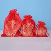 Estoque de fábrica suprimentos de casamento bolsa de casamento em brocado bolsa de joias em brocado bolsa de energia para celular bolsa da sorte