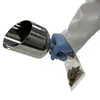 Pala de acero inoxidable 316L, pala de material, pala para hielo, boca semi-redonda, pala para medicina en polvo, boca cuadrada, fondo plano, forma curva, disponible en varios tamaños para fábricas farmacéuticas