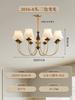 Lustre para Sala de Estar Estilo Antigo Design Vintage Francês recomendar Estilo Nanyang Sala de Jantar Quarto Tecido de Luxo Criativo Lustre