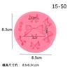 Tamanho arco molde silicone molde bolo chocolate sabão artesanal molde silicone cerâmica macia tridimensional açúcar