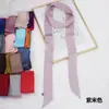 200cm * 5cm Europeo y Americano Monocromo Color Sólido Hecho a Mano Cinta Alargada Bolsa de Atar Bufanda Pequeña Profesional Bufanda Bufanda Bufanda