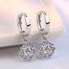 Moda Doce Brincos de Seis Pedras Personalidade Temperamento Janela de Amor Cubo Mágico Seis Brincos de Zircônia Diamante Jóias de Emagrecimento para Orelhas Femininas