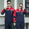 Encuentra conjuntos de ropa de trabajo de manga larga hechos de fábrica para hombres, ropa de protección laboral al por mayor, uniformes de taller de fábrica, uniformes resistentes al desgaste para reparación de automóviles, tops reflectantes
