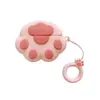 Garras de gato de desenho animado tridimensionais para Apple AirPods pro 3ª geração AirPods 1ª/2ª geração pegadas capa protetora para fone de ouvido