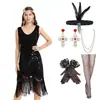 Vestido Vintage Amazon de los Años 20 S-4XL con Bordados, Lentejuelas y Borlas, Vestido de Noche Gatsby, Estilo Europeo y Americano