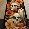 Transfronteiriço 2025 Novo Halloween High-End Tema Fantasma Atmosfera Impressa Restaurante Decoração de Mesa Toalha de Mesa Personalização