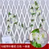 Cereza Artificial Mimbre Envuelto Tubo de Aire Acondicionado Enredaderas Tiras de Flores Árbol Plástico Plantas Verdes Flores Falsas Enredaderas Decorativas de Flores