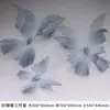 Arreglos de Paisajismo de Mariposas Tridimensionales, Decoraciones de Fondo para Bodas, Escaparates, Adornos y Accesorios para Exteriores