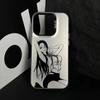Funda Plateada Colorida Adecuada para Teléfono Móvil Apple 18Promax Funda para Iphone14 Anime 13/12/11 Funda Dura