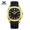 Reloj Marca OPK Moda Simple Correa de Silicona Rayada Calendario Único Reloj para Hombre Resistente al Agua Reloj de Cuarzo Reloj para Hombre