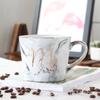 Taza de Mármol Creativa Transfronteriza Taza Cerámica Nórdica Regalo de Boda Taza de Café para Pareja Lujo Ligero